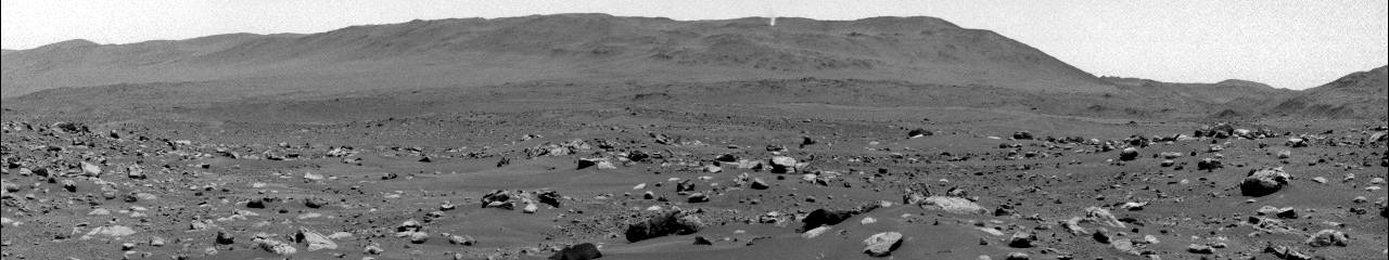 NASA’s Perseverance rover captured this Martian dust devil moving east to west