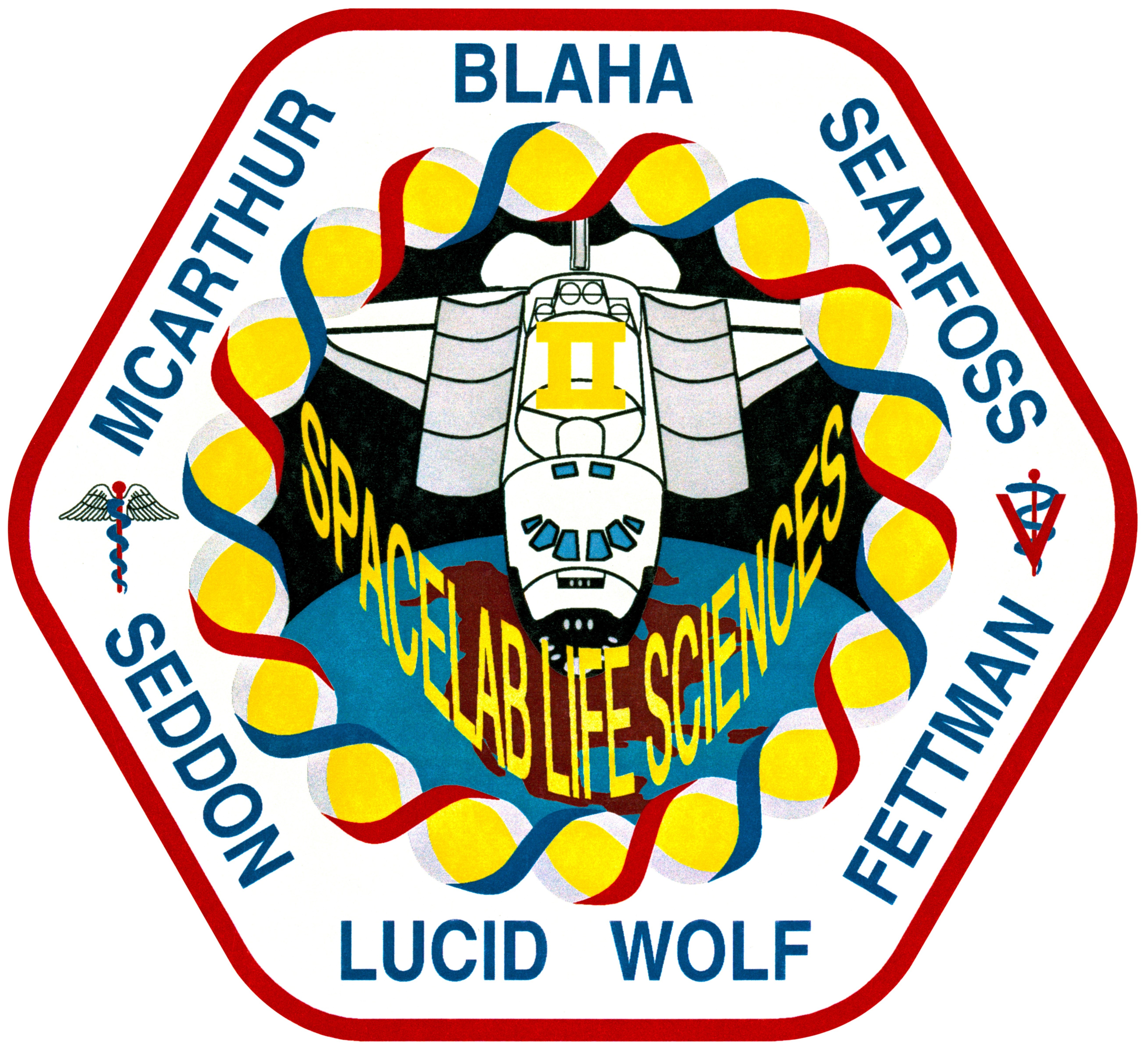 The STS-58 crew patch