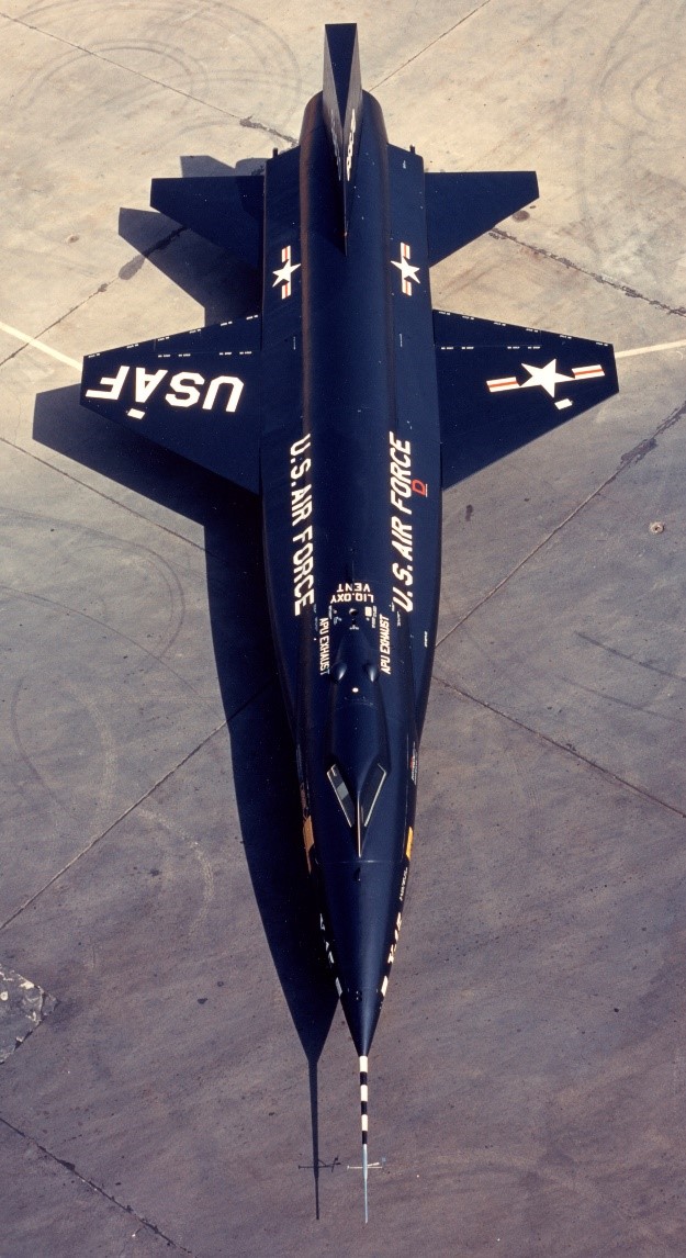 Rollout of the first X-15 hypersonic research rocket plane 