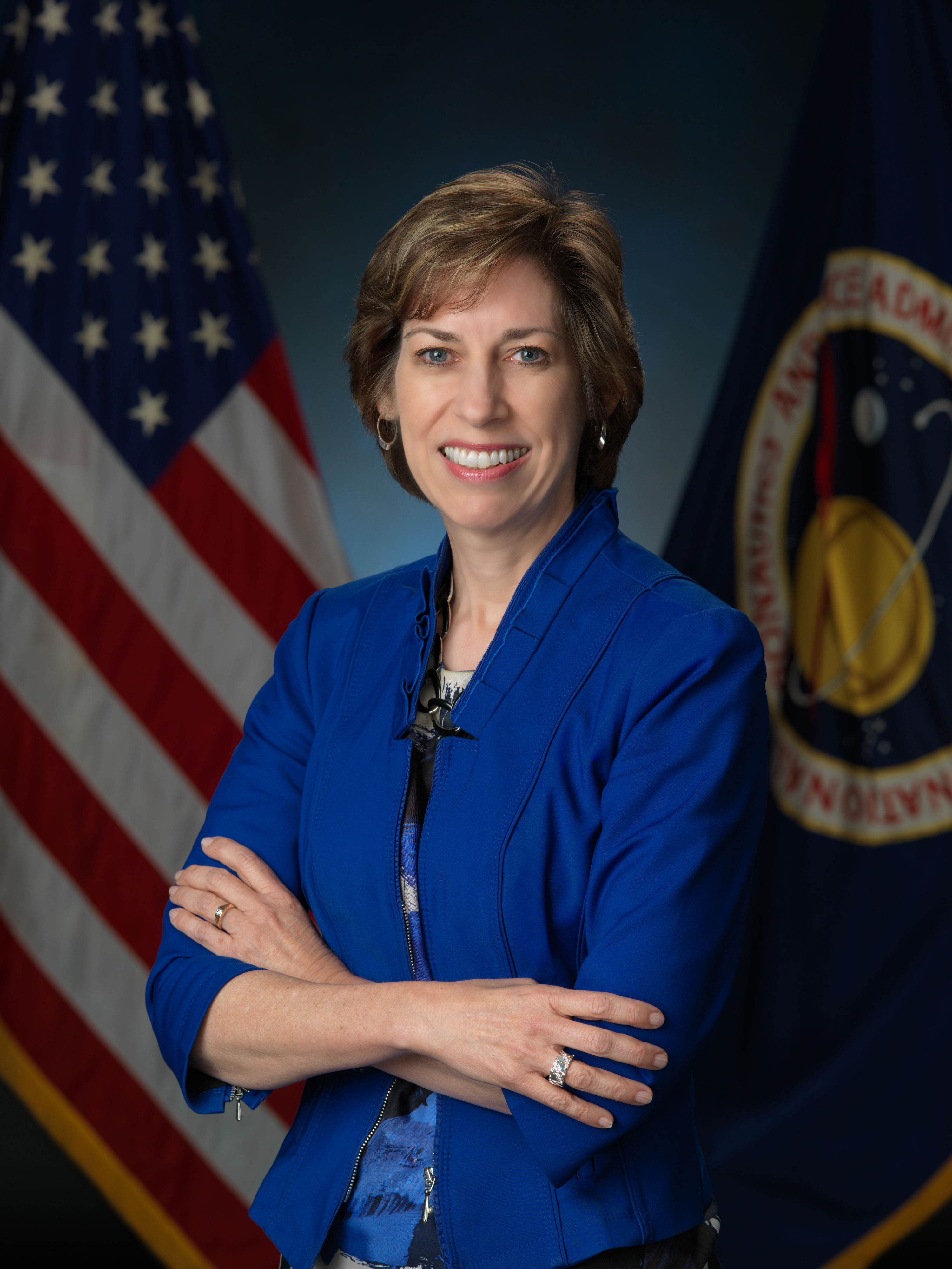 Portrait of Ellen Ochoa as director of NASA’s Johnson Space Center in Houston