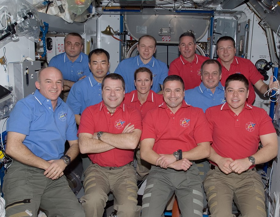 Zamka with the STS-130 and Expedition 22 crews.