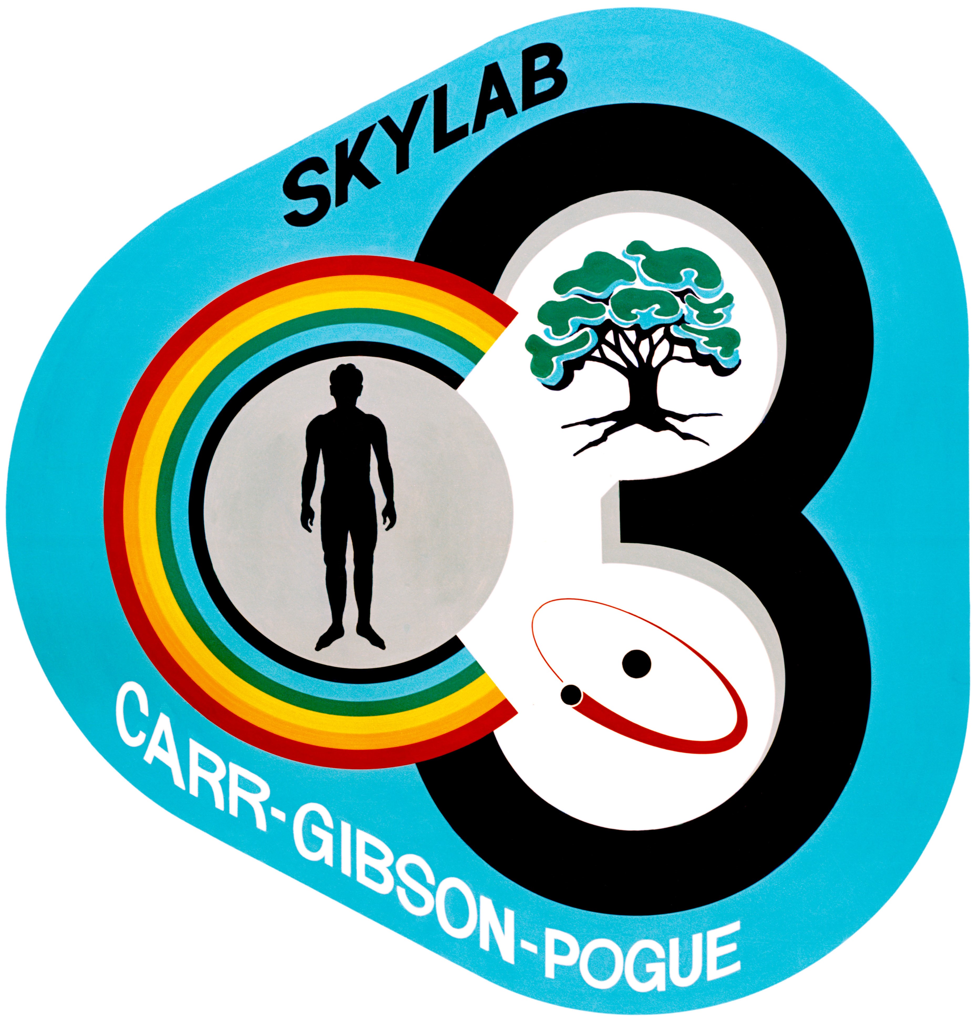 Crew patch of the third and final crewed mission to Skylab
