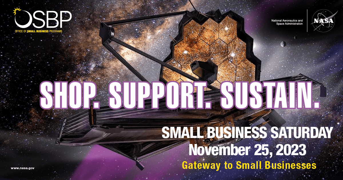 Stop. Shop. Sustain. Small Business Saturday, November 25, 2023
