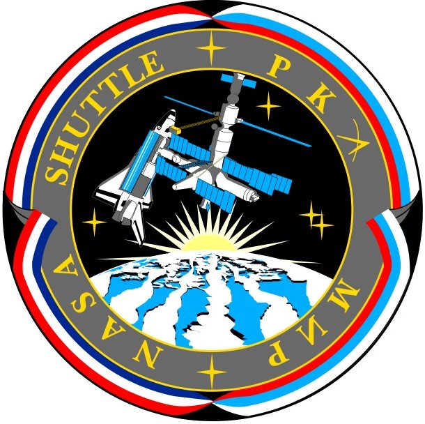 The patch for the Phase 1 Shuttle-Mir program
