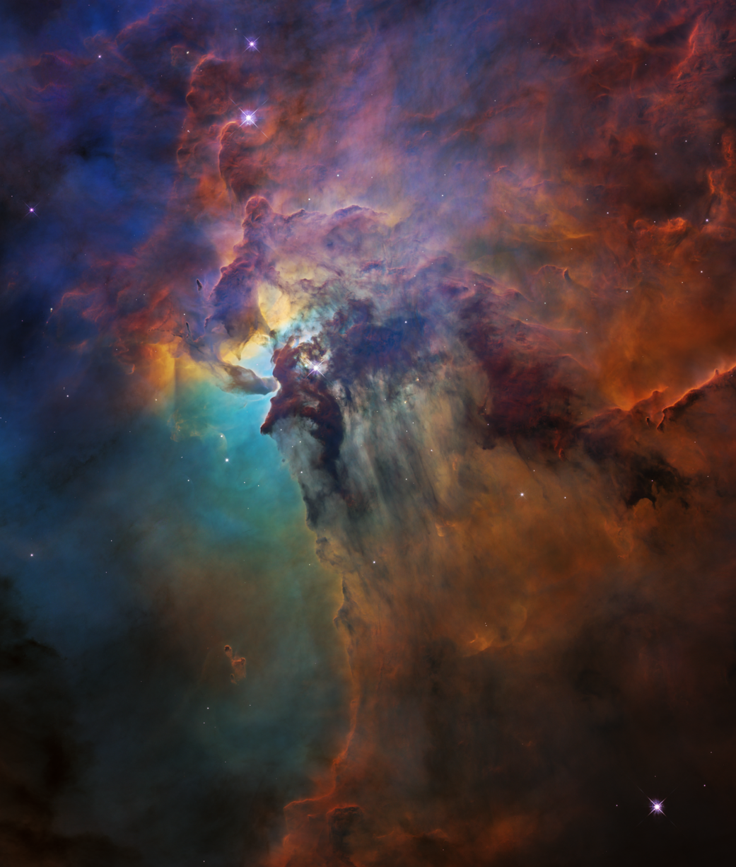 Lagoon Nebula in optical light